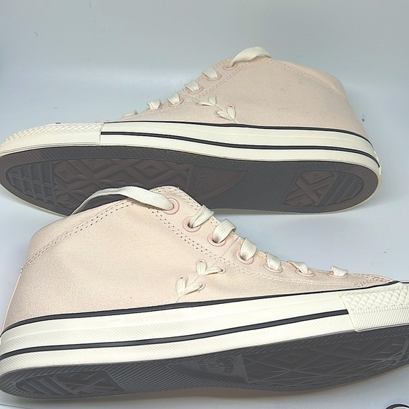 Converse Women’s CTAS Madison Mid Sneakers Pale Petal/Egret/Black Size 9.5 - Picture 11 of 14